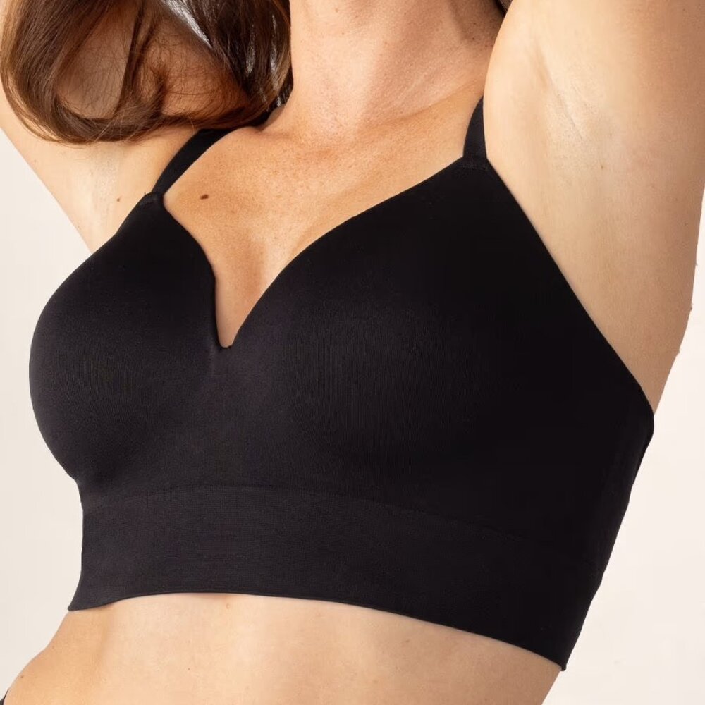 Truekind Seamless Wireless Comfort Bra - Black XL
